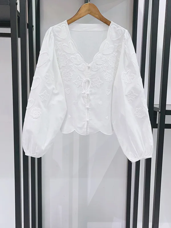   Lente Zomer Witte kralen har - Embroidery Premium recensie en prijs