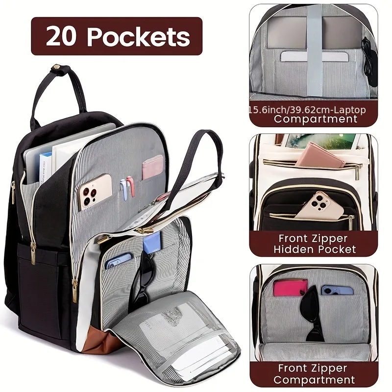 Tweekleurige laptoprugzak voor - Embroidery Bag recensie en prijs