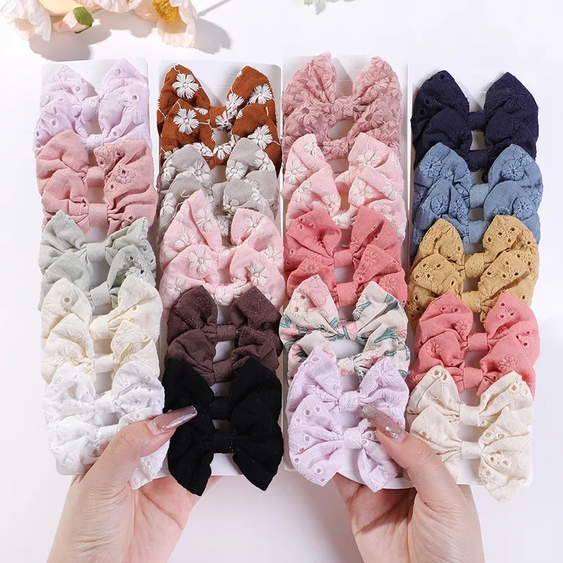 10 Stks/set Fashion Bows Hairg - Embroidery Gift Ideas recensie en prijs