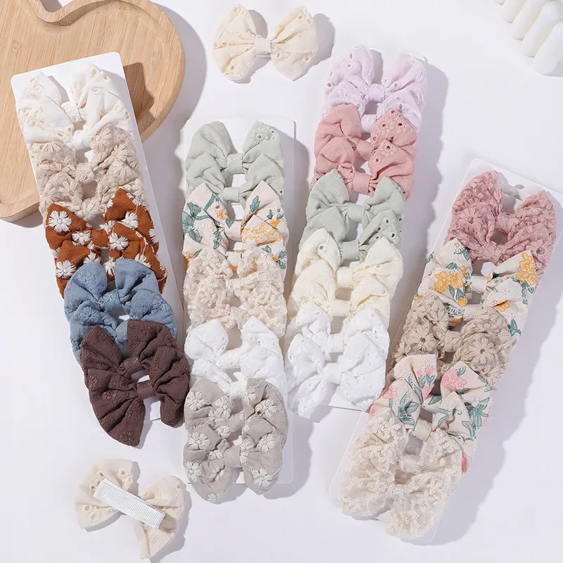 10 Stks/set Fashion Bows Hairg - Embroidery Gift Ideas recensie en prijs