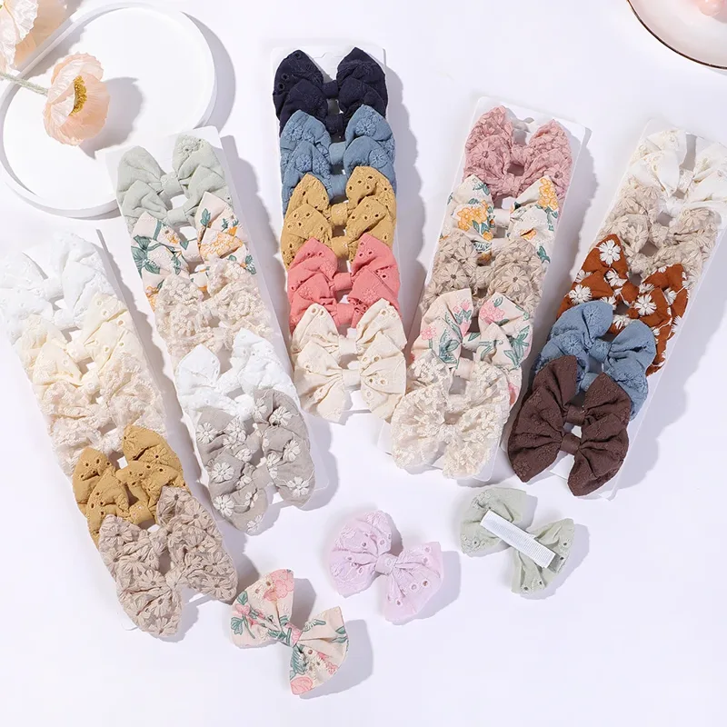 10 Stks/set Fashion Bows Hairg - Embroidery Gift Ideas recensie en prijs