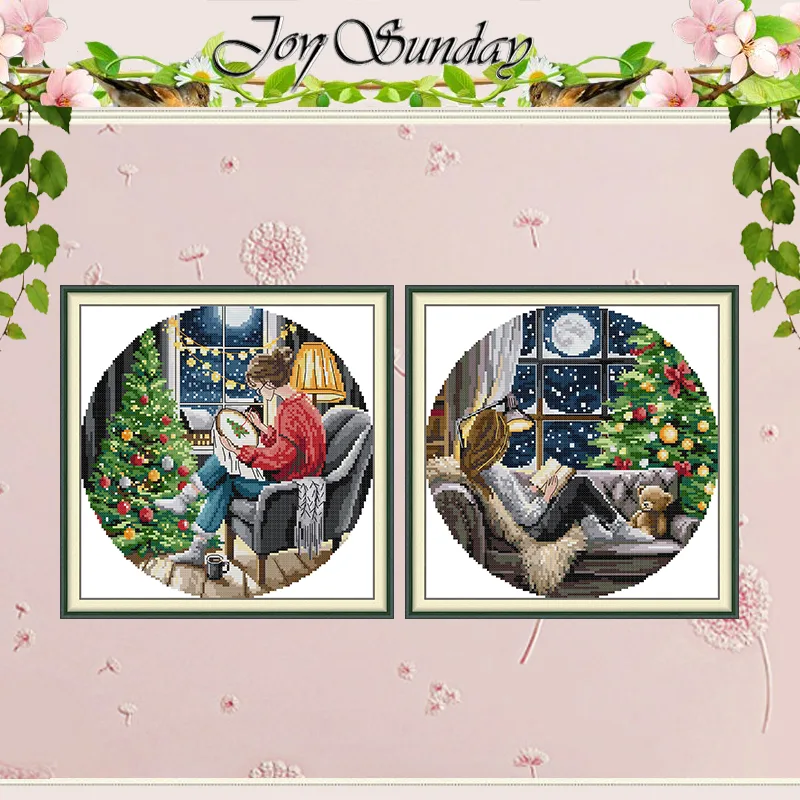 De Kerstboom en Meisje Patrone - Embroidery Tas recensie en prijs