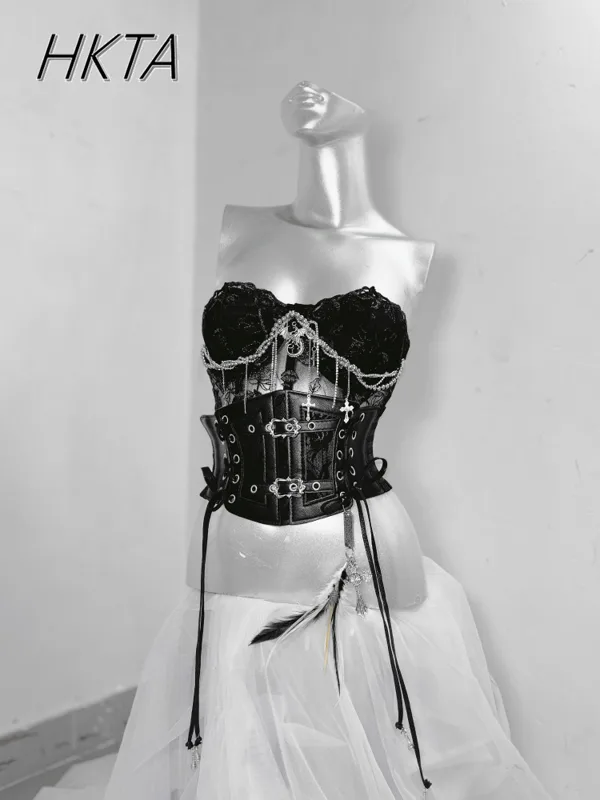 Donkere Stijl Goth Metalen Ket - Embroidery Rose recensie en prijs