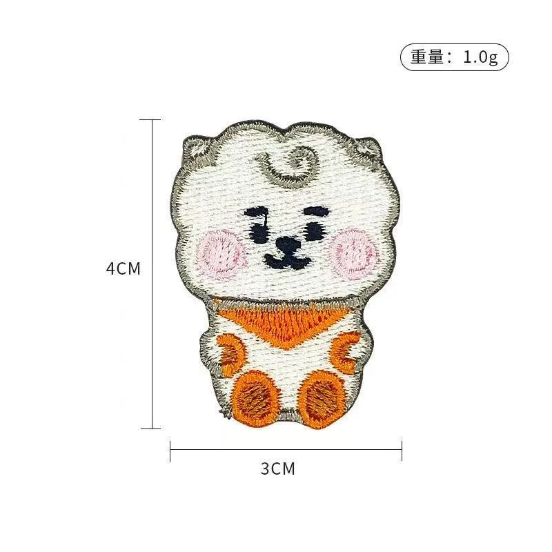 BT21 cartoon schattige gebordu - Embroidery Patch recensie en prijs