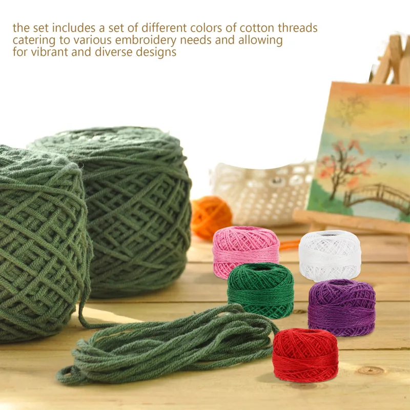 12 stuks katoenen borduurgaren - Embroidery Stitches recensie en prijs