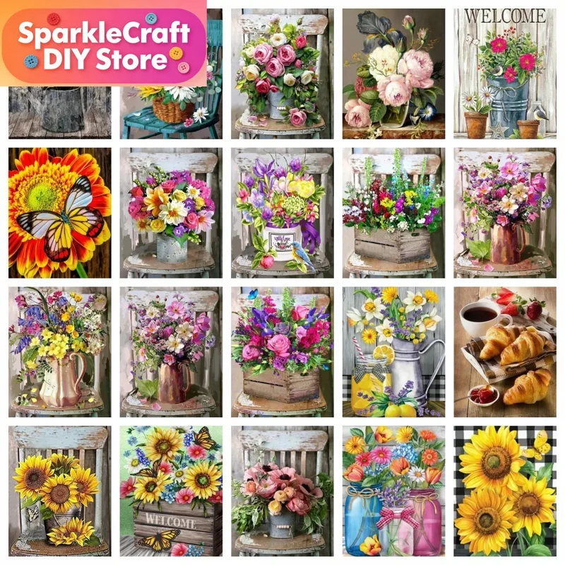 1pc frameloze diamantschilderi - Embroidery Rose recensie en prijs