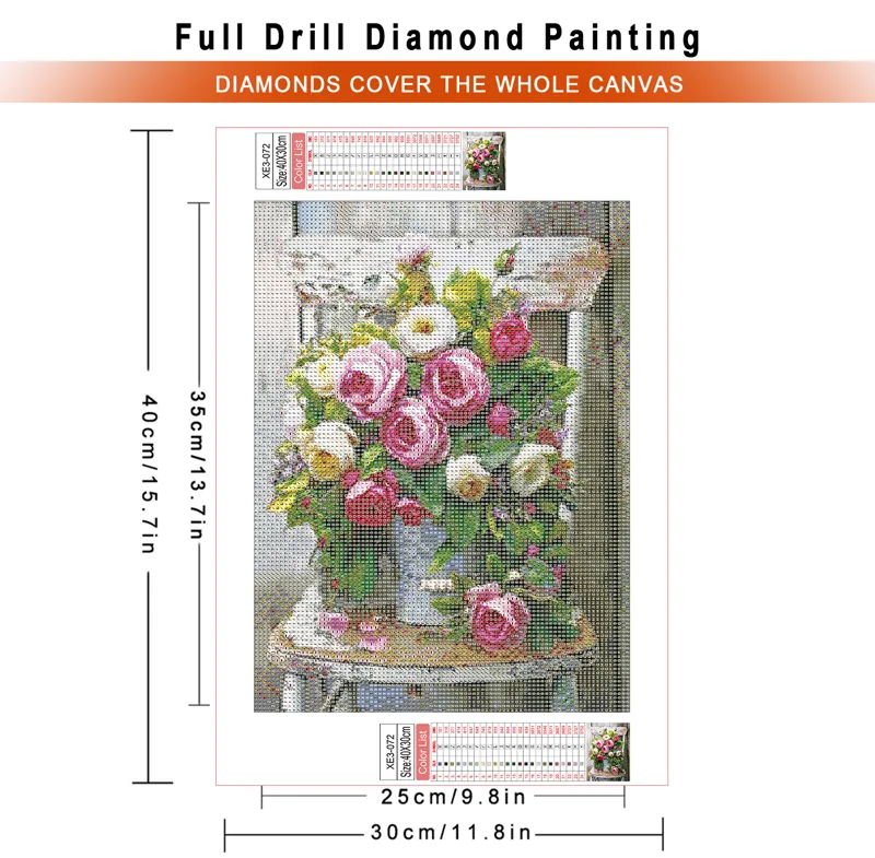 1pc frameloze diamantschilderi - Embroidery Rose recensie en prijs