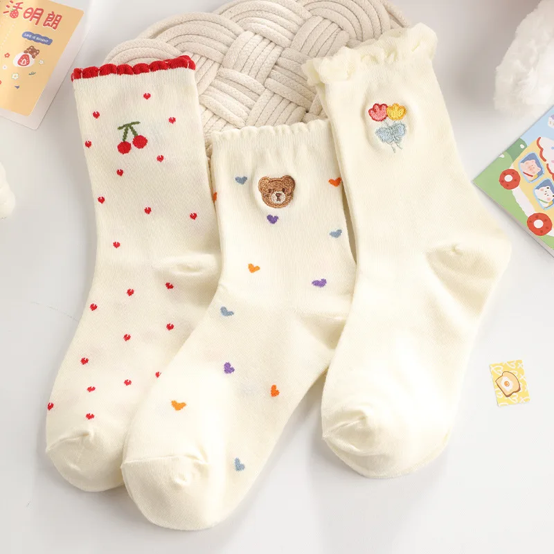 Vrouwen Sokken Katoen Ins Tij  - Embroidery On Socks recensie en prijs