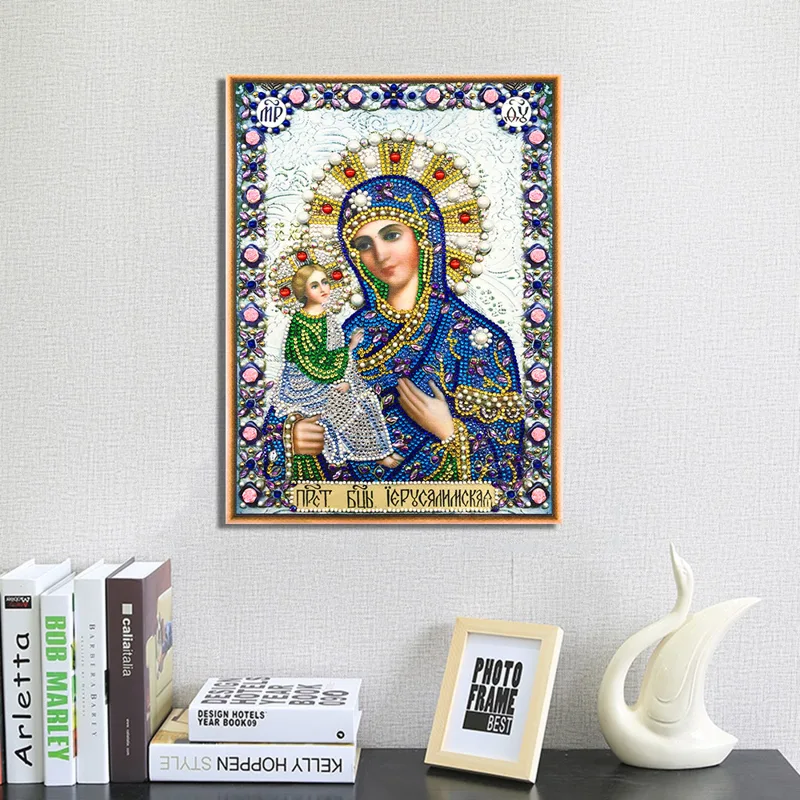 Nieuwe 5d DIY diamant schilder - Embroidery Icon recensie en prijs