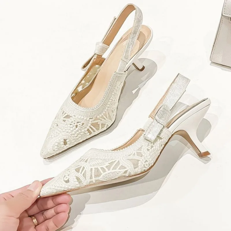 Echt leer hoge hak sandalen st - Embroidery Wedding recensie en prijs