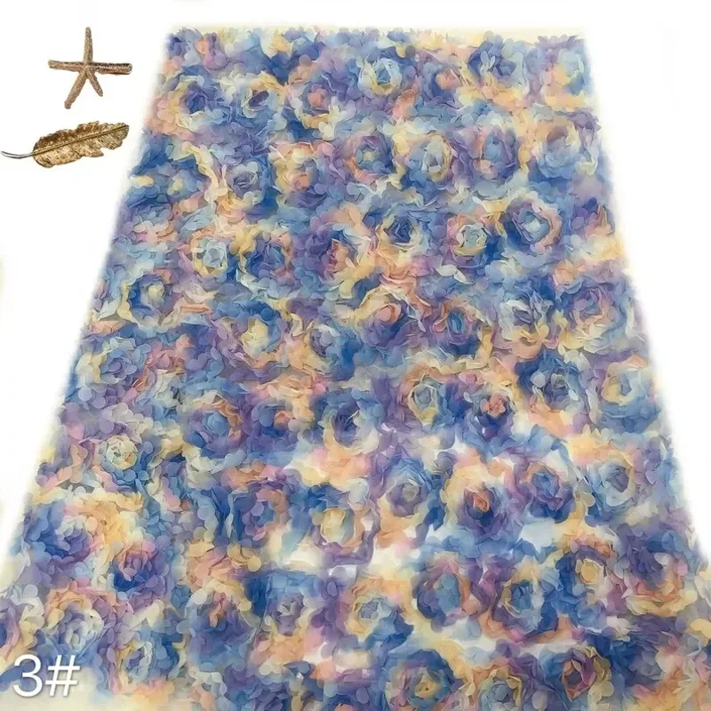 3d chiffon roze bloem kant sto - Embroidery Rose recensie en prijs