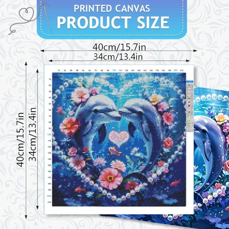 HUACAN Cross Stitch Sets Dolfi - Embroidery Daisy Flower recensie en prijs