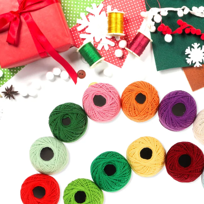 16 Rollen Kleurrijk Borduurgar - Embroidery Stitches recensie en prijs