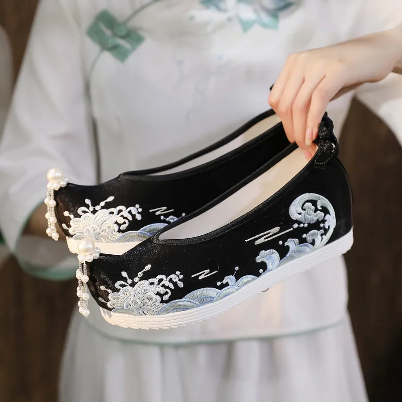 Golven Hanfu Schoenen Vrouweli - Embroidery Wedding recensie en prijs