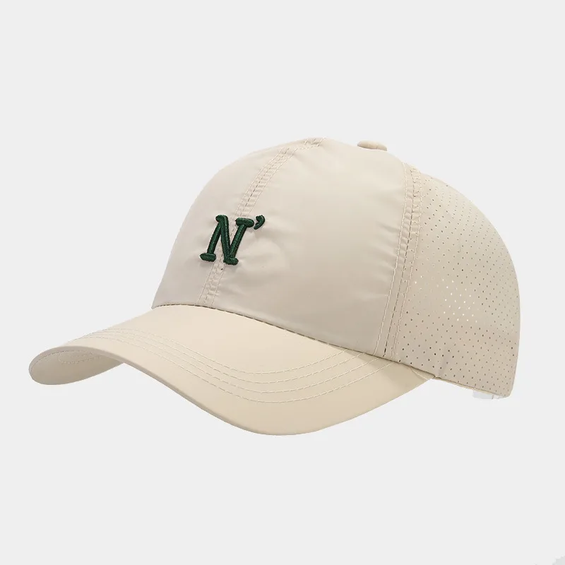 Sneldrogende baseballpet van m - Embroidery Letter N recensie en prijs