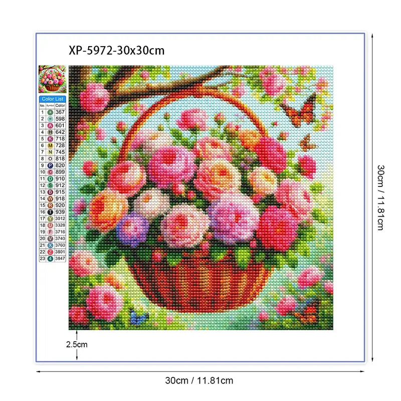 Diamond Painting Rose Peony Fl - Embroidery Daisy Flower recensie en prijs