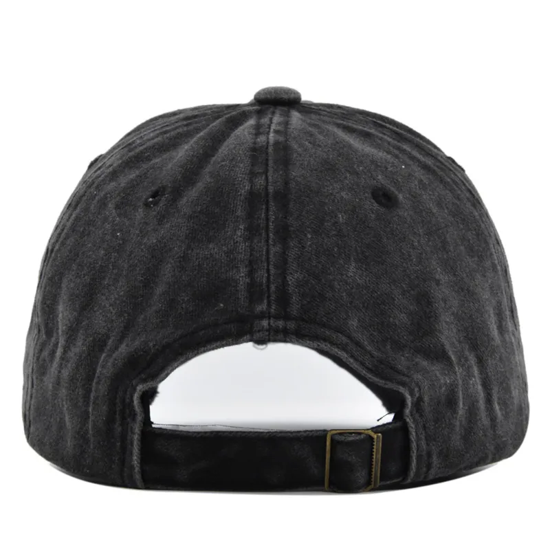 Vintage gewassen baseballcap v - Embroidery Letter N recensie en prijs